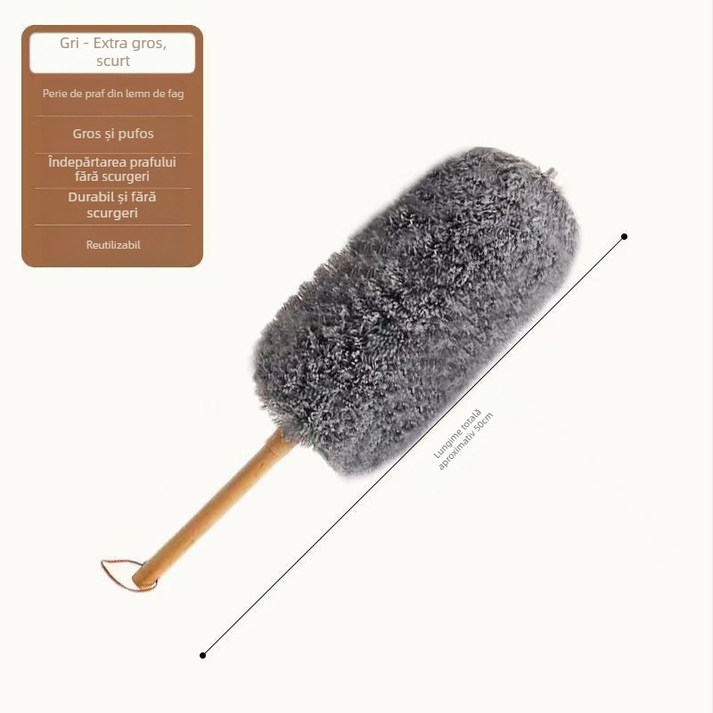 Perie de praf – Marca Unique, amestec de fibre sintetice, funcție reglabilă