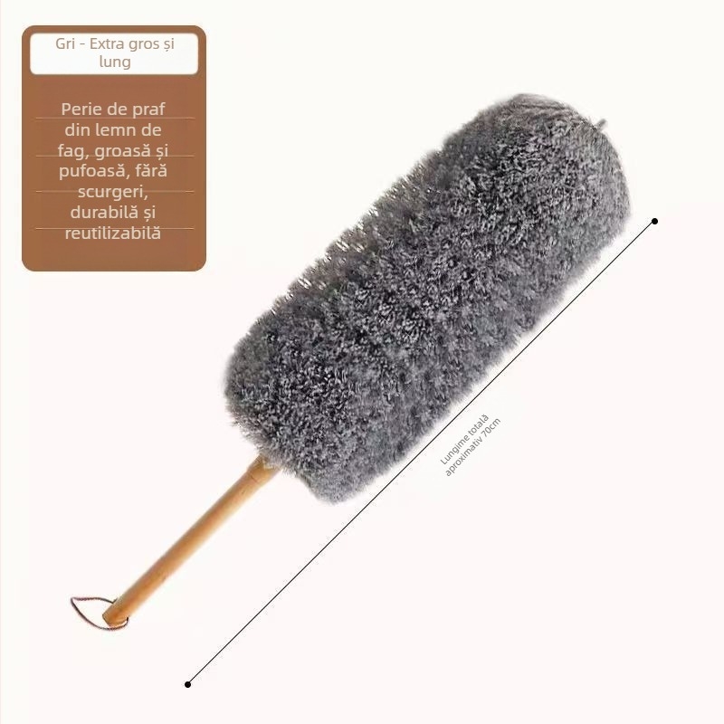 Perie de praf – Marca Unique, amestec de fibre sintetice, funcție reglabilă