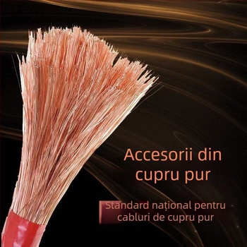 Kexin Clește Cablu de pornire de urgență pentru mașină, priză Nr. 10, cablu din cupru cu silicon, Personalizabil