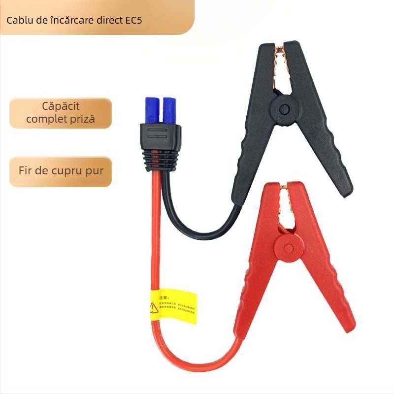 Kexin Clește Cablu de pornire de urgență pentru mașină, priză Nr. 10, cablu din cupru cu silicon, Personalizabil