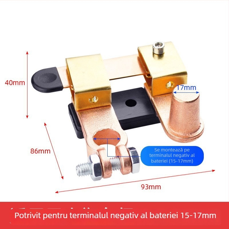 Xinfeng Intrerupător pentru Oprire Baterie Auto — Tip Cuțit, întrerupător Principal, Cleme de Baterie Anti-Scurgeri