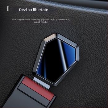 Extender pentru centura auto cu cap clip și conector limbă, din aliaj, personalizare disponibilă