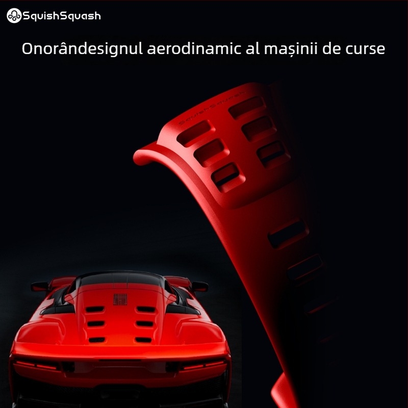 Squishsquash curea sport din cauciuc fluorinat pentru Apple Watch Ultra