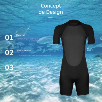 Top din neopren de 3mm pentru scufundări – menține căldura, pentru înot și scufundări, pentru bărbați adulți