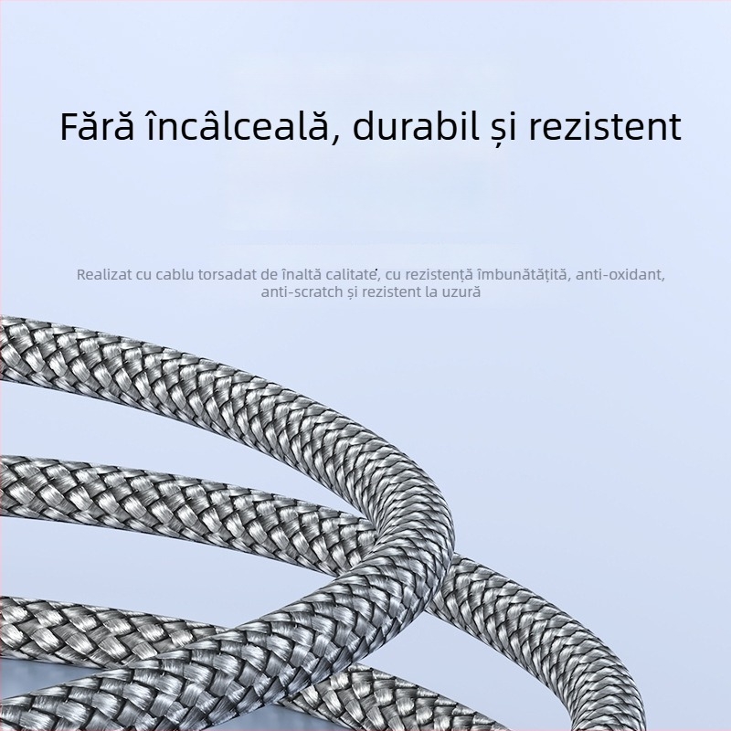 Cablu audio de la 6,5 mm la 3,5 mm, Model 1-JYD-002, placat cu aur, conductor din cupru, CCC certificat