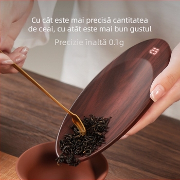 CZ200 cântar electronic pentru ceai, 0.1–200 g, reîncărcabil, destinat ceremoniei de ceai