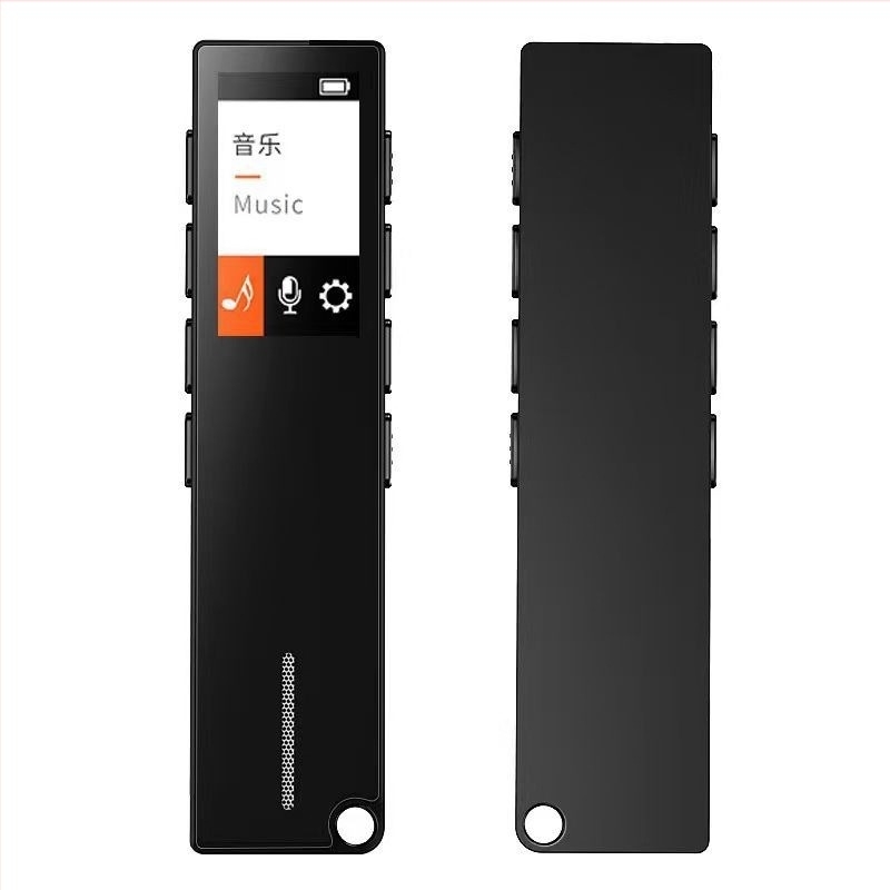 Stilou de înregistrare - Înregistrare cu un singur clic; MP3/WAV; microfon omnidirecțional 360°; microfon dual; card TF; ecran LCD color