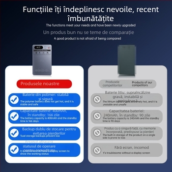 Dictafon AI cu card – Înregistrare cu un singur clic, MP3, 30 de ore de înregistrare, Trei microfoane, Carcasă din aluminiu de calitate aeronautică