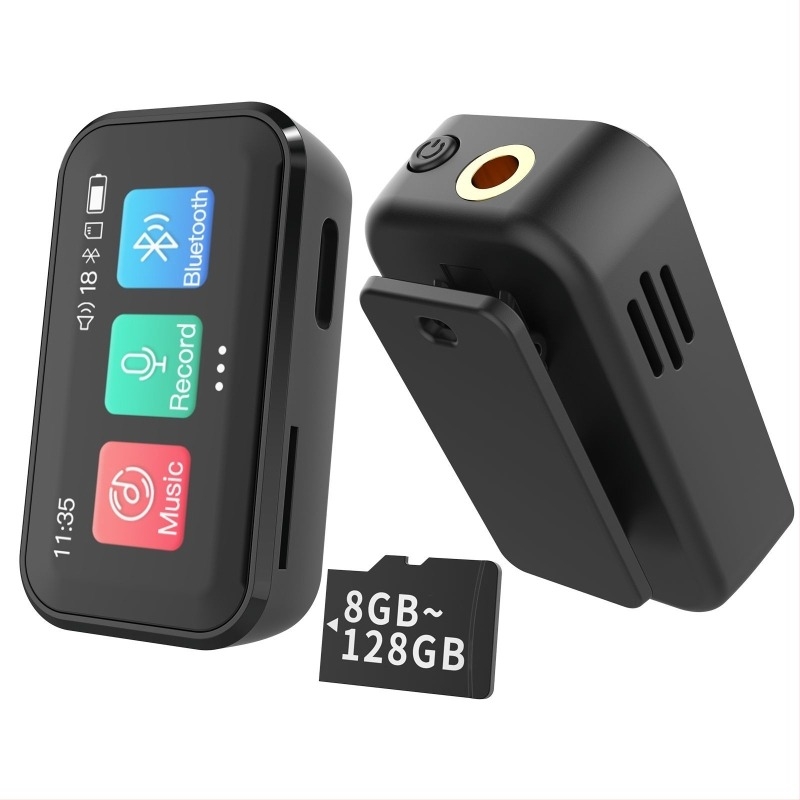 MP3 player cu Bluetooth, înregistrare, radio FM, difuzor extern, suport TF card