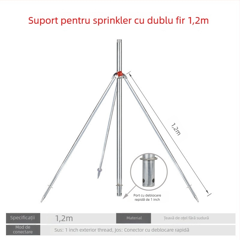 Duza de pulverizare rotativă cu turbina pentru irigarea grădinii și gazonului