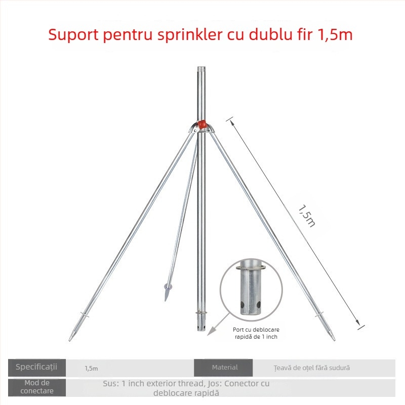 Duza de pulverizare rotativă cu turbina pentru irigarea grădinii și gazonului