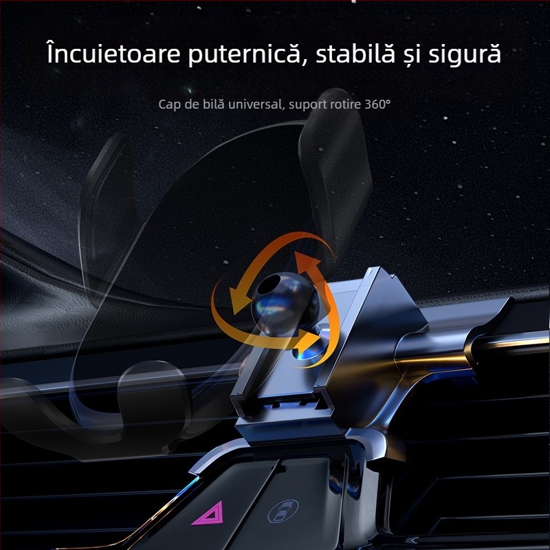 Suport de telefon pentru panoul de instrumente Audi cu bază snap-on, compatibil cu A3/A4L/A5/A6LL și Q2/Q3/Q5L/Q7