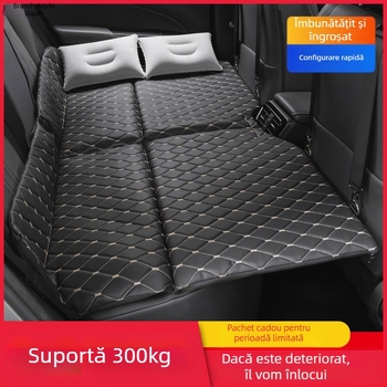 Saltea de dormit pliabil pentru mașină, pernă pliabilă pentru scaunul din spate pentru tururi autonome (Brand: An shishui; Material: piele artificială; Compatibilitate: alte modele; Metodă de umflare: altă)