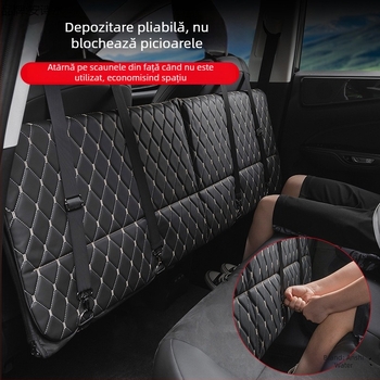 Saltea de dormit pliabil pentru mașină, pernă pliabilă pentru scaunul din spate pentru tururi autonome (Brand: An shishui; Material: piele artificială; Compatibilitate: alte modele; Metodă de umflare: altă)