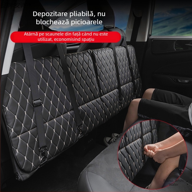 Saltea de dormit pliabil pentru mașină, pernă pliabilă pentru scaunul din spate pentru tururi autonome (Brand: An shishui; Material: piele artificială; Compatibilitate: alte modele; Metodă de umflare: altă)
