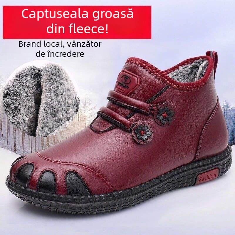 Pantofi de bumbac pentru femei, partea superioară din microfibră dungată, căptușeală PU, talpă de cauciuc, închidere cu bandă elastică, primăvară