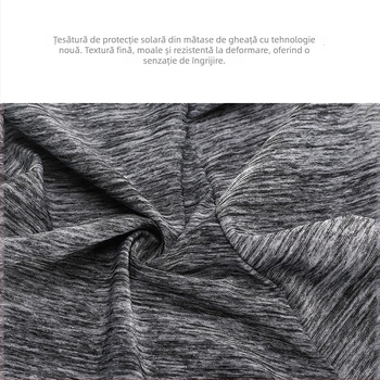 Turban unisex din ice-silk pentru vară, pentru ciclism – protecție UV, țesătură warp-knit, anti-praf