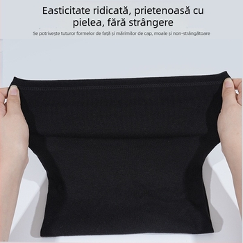 Mască de ciclism cu față parțială, protecție solară, material din bumbac artificial, Primăvara 2025