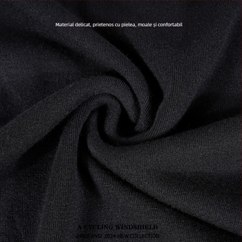 Mască de ciclism cu față parțială, protecție solară, material din bumbac artificial, Primăvara 2025