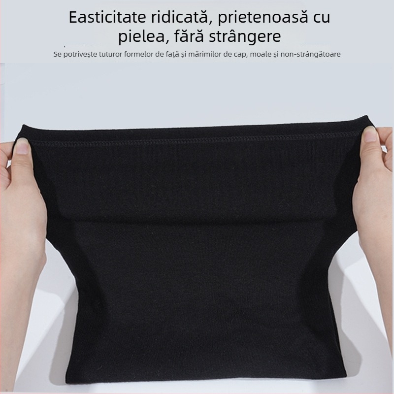 Mască de ciclism cu față parțială, protecție solară, material din bumbac artificial, Primăvara 2025