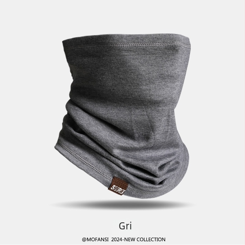 Mască de ciclism cu față parțială, protecție solară, material din bumbac artificial, Primăvara 2025