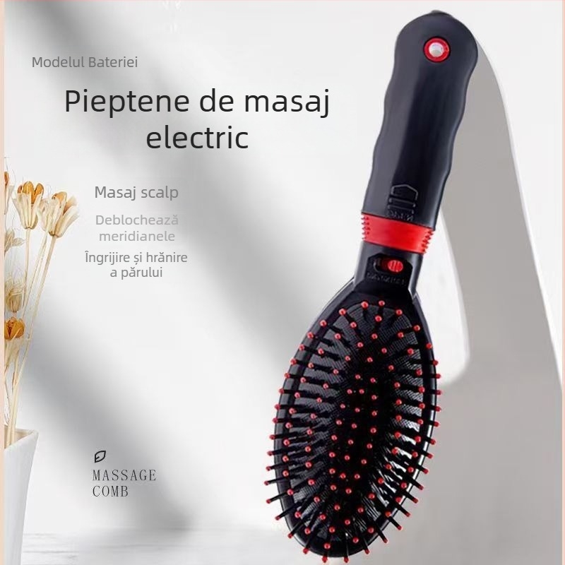 Pieptene electric pentru masaj, pernă de aer, îngrijire păr, plastic, Comb Dile