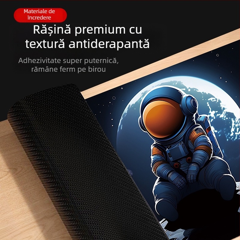 Pad de mouse, cu două fețe, anti-alunecare, din cauciuc, imprimare logo disponibilă