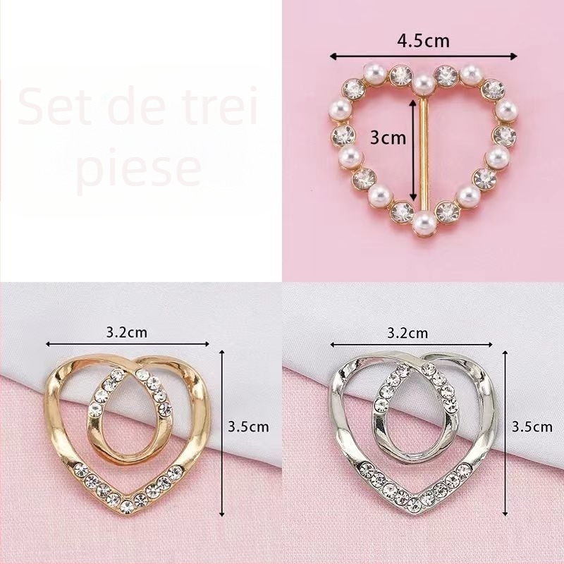 Accesoriu pentru tricou cu nod la margine și strângere la talie, din aliaj metalic, stil simplu, primăvara 2025