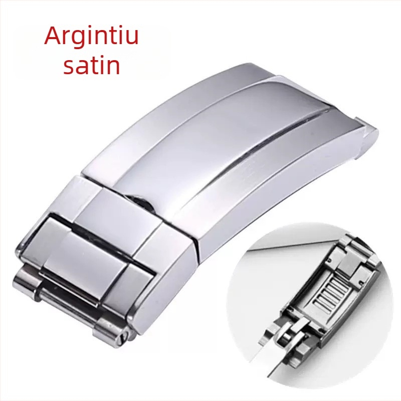 Șnur din oțel inoxidabil cu închidere combinată, compatibil cu Rolex Submariner/ Daytona — Time chain clasp, lansare vară 2025