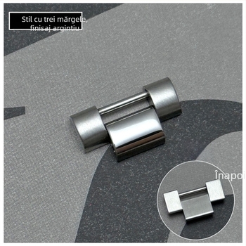 Extensie pentru curea de ceas din oțel inoxidabil — Time Chain Strap, compatibil cu curea Rolex din oțel, lansare vară 2025 (Brand: Time Chain Strap; Material: oțel inoxidabil; Compatibilitate: curea Rolex din oțel; Lansare: Vară 2025)