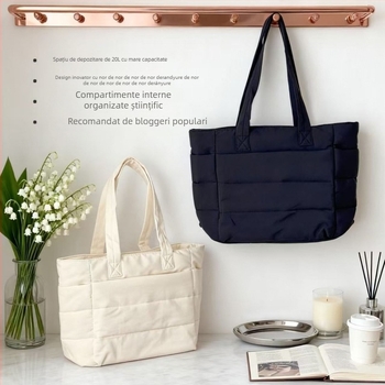 Geantă pentru cosmetice și rucsac portabil — Capacitate mare, compartimente multiple, exterior din nylon, căptușeală din poliester, impermeabil, lavabil, rezistent uzurii