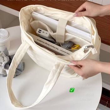 Geantă pentru cosmetice și rucsac portabil — Capacitate mare, compartimente multiple, exterior din nylon, căptușeală din poliester, impermeabil, lavabil, rezistent uzurii