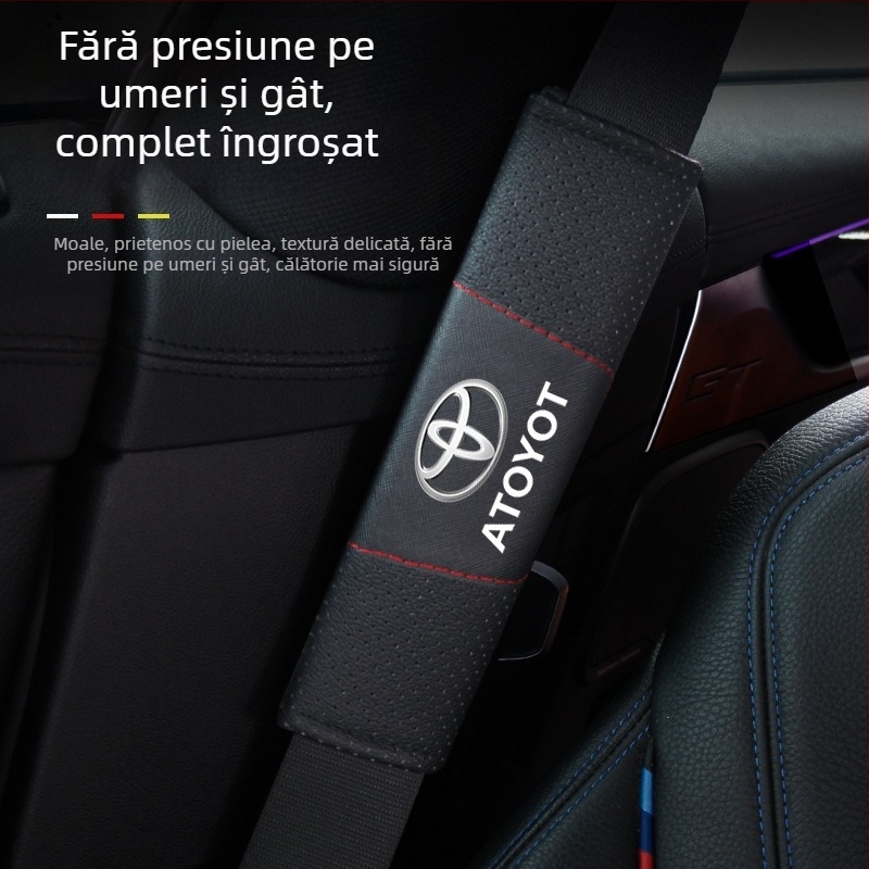 Tianjiang Perne pentru centura de siguranță auto – din piele, confortabile și respirante, pentru drumuri lungi