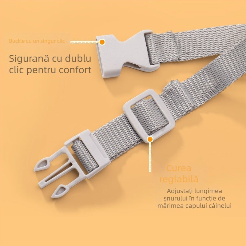 Acoperire pentru botul animalelor de companie, formă de cioc, pentru câini și pisici, reglabil, anti-lătrat și anti-mușcătură, plastic