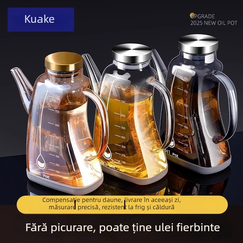 Sticlă de ulei, stil nordic, deschidere și închidere automate, Giant chen