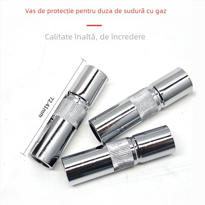 Vârf de protecție pentru pistol MIG cu duză din cupru, compatibil cu 200A/350A/500A, protecție CO2, cod GK3