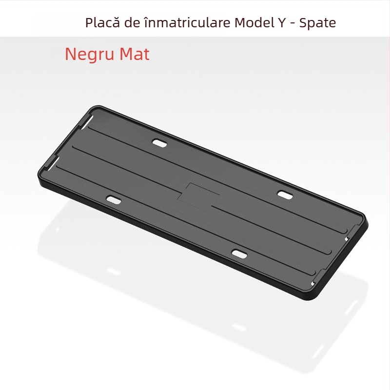 Ramă pentru plăcuța de înmatriculare pentru Tesla Model Y (versiunea nouă) – plastic, compatibil SUV, brand Mingshi