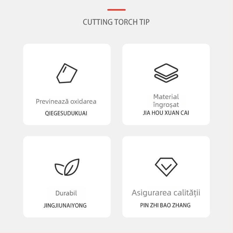 Set protecție vârf MIG și capac duză pentru sudură CO2, 200A/350A/500A, duze din cupru