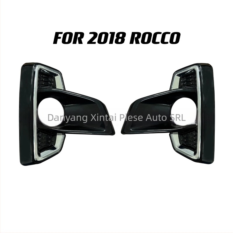 RAMĂ ABS pentru farul de ceață frontal Toyota Hilux 2018-2020 cu semnalizare