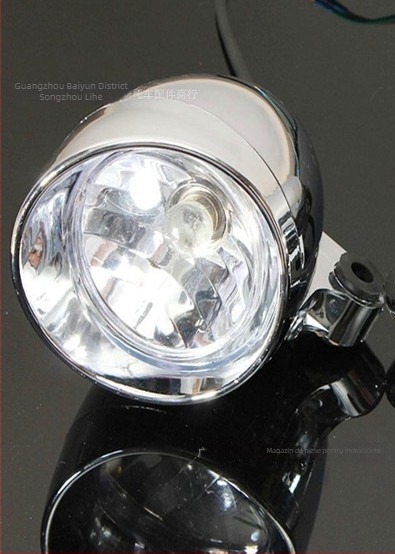 Lampa LED de ceață pentru motocicletă – universală, pentru cruiser și off-road, far auxiliar cu LED