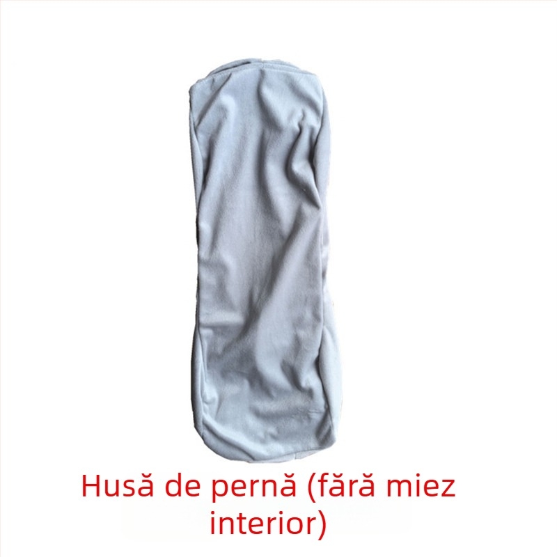 Pernă de gât în formă de U, cu spumă de memorie și husă din velur cristal, design modern minimalist, pentru adulți, potrivită pentru dormit pe o parte