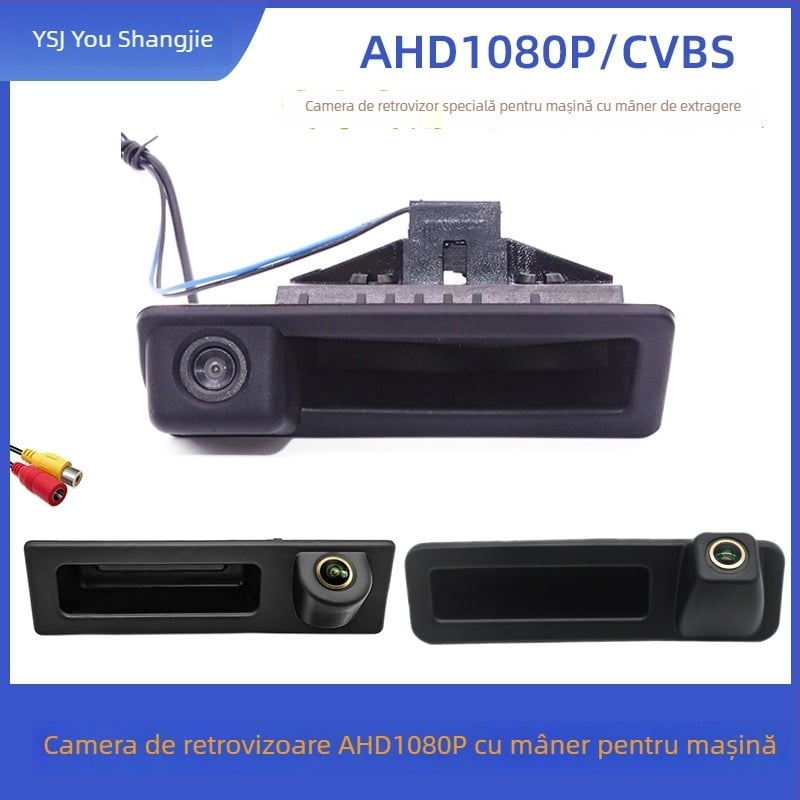 Cameră de recul pentru automobil LS8003, alimentare 12V, unghi reglabil 90-170°, rezoluție 928x520, semnal video N/P sisteme