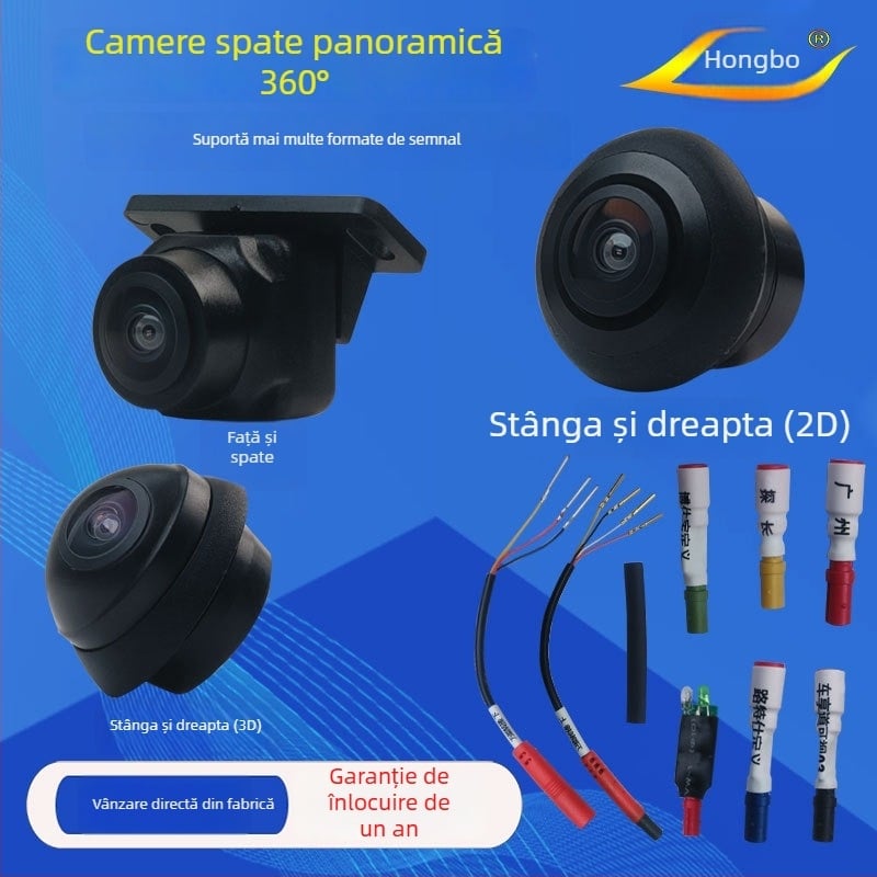 HB31 cameră auto panoramică 360°, 1080P/720P, 12V, 20W