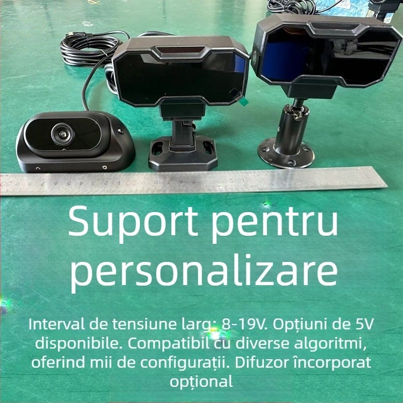 RW-CAM-DSM Cameră montată pe vehicul pentru monitorizarea oboselii șoferului, cu AHD 1080p, 12V, unghi de vizualizare 180°, pentru autobuze școlare, camioane și mașini