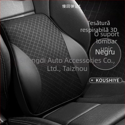 Perne lombare auto din plasă respirabilă, umplutură din bumbac cu memorie, pentru toate anotimpurile
