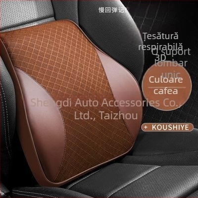 Perne lombare auto din plasă respirabilă, umplutură din bumbac cu memorie, pentru toate anotimpurile