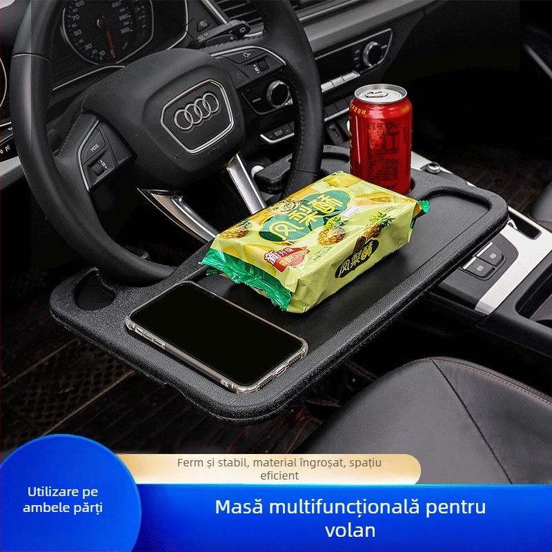 Masă mică pliabilă pentru mașină, suport multifuncțional pentru masă, universal (Tesla)