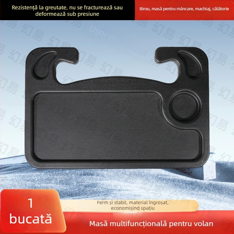 Masă mică pliabilă pentru mașină, suport multifuncțional pentru masă, universal (Tesla)