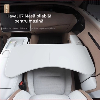 Masă auto pliabilă pentru scaunul din față, pentru pasager/copilot, masă de dining, compatibilă cu seria Avita 07