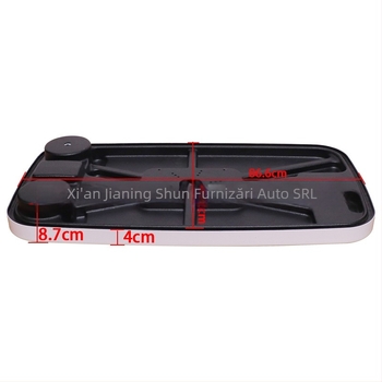 Jia Ningshun Masă RV dreptunghiulară cu ridicare, slot pentru 2 cești, ABS Plastic, detașabilă, instalare tip card